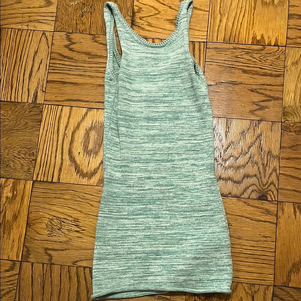 Madhappy Green Sleeveless Knit Dress
